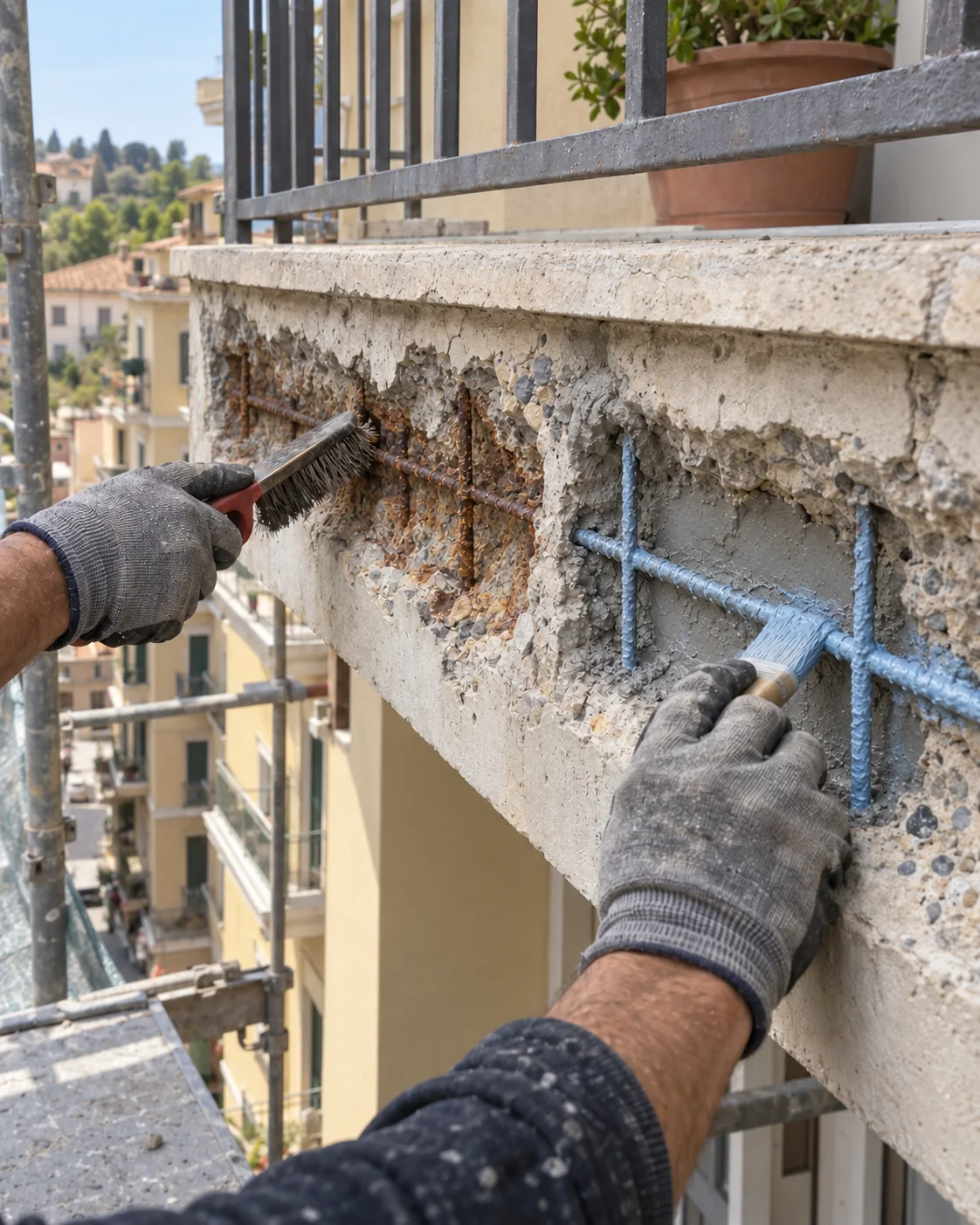 Pulizia e passivazione dei ferri, immagine illustrativa